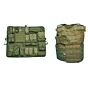 G&p Ciras type tactical vest with multi purpose m16 pouches (od)