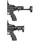 Specna Arms fucile elettrico M4 416 STUBBY RAHG ONE (nero)