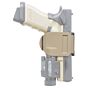 Emerson fondina clip-holster per pistola glock (tan)