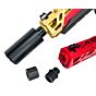 CTM Carrello SPLIT SLIDE per pistola a gas Marui Hi Capa 5.1 (rosso/gold)