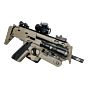 CTM KIT MP7 SMG per pistola a gas AAP01 (tan)