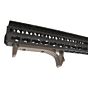 JJ airsoft Link curved foregrip for keymod handguards (tan)