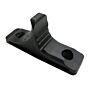 JJ airsoft grip hand stop dentellata per astine M-LOK (nera)
