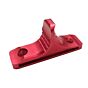 JJ airsoft grip hand stop dentellata per astine M-LOK (rossa)
