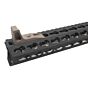 JJ airsoft grip hand stop SRL BARRICADE MOD1 per astine keymod (tan)