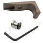 JJ airsoft grip hand stop SRL BARRICADE MOD2 per astine keymod (tan)