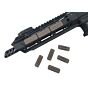 JJ Airsoft cover set M-LOK Type-2 per astine tattiche (tan)