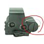 JJ airsoft tappo vano batterie per ottica dot XPS3 (nero)