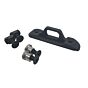 JJ Airsoft piatto anello cinghia HK style per astine M-LOK/KEYMOD (nero)