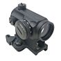 JJ airsoft ottica T043 mini red dot con estensione (nera)