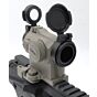 JJ airsoft ottica sgancio rapido T7w0 red circle con killflash (tan)