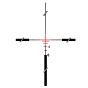 JJ airsoft acog style 4x32 trizium illuminated scope with red dot (black)