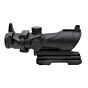 JJ airsoft ottica QD mount acog 4x32 style con reticolo illuminato (rosso/verde)