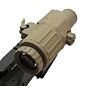 JJ airsoft set holo sight 558 + ingranditore 3x con anello ribaltabile (tan)