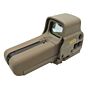 JJ airsoft set holo sight 558 + ingranditore 3x con anello ribaltabile (tan)