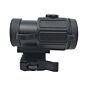 JJ Airsoft G43 MICRO magnifier 3x scope with flip to side ring (black)