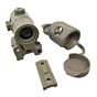 JJ Airsoft ottica G43 MICRO ingranditore 3x con anello abbattibile (tan)