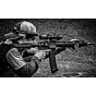JJ airsoft 1-4x28E LPVO scope with mount ring (black)