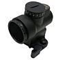 JJ airsoft ottica sgancio rapido MRO red dot full set con killflash (nero)
