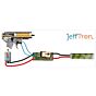 Jefftron circuito mosfet con cavi per fucili elettrici