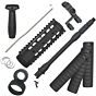 King arms cqb-r flip up kit per fucile elettrico m4