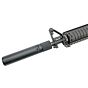King arms silenziatore QD Mock tracciante per fucile (navy seal-nero)