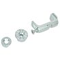 CTM FUKU-2 CNC Aluminum  Mag-release for AAP01 pistol (silver)