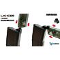 Angry Gun caricatore 35 colpi EMG LANTAC 5.56 L5AWM per fucile a gas M4 MWS (nero)