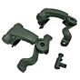 EARMOR M16 ARC Helmet rail adapters for MARK3 headset (black)
