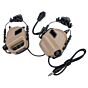 EARMOR cuffie radio ricevitore M32H MOD4 per elmetti TEAM WENDY (tan)