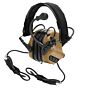 EARMOR cuffie radio ricevitore M32 MARK3 MILPRO DUAL COMMUNICATION da testa (coyote brown)
