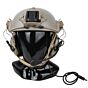 EARMOR cuffie radio ricevitore M32H MOD4 per elmetti FAST (coyote brown)