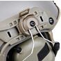 EARMOR cuffie radio ricevitore M32H MOD4 per elmetti FAST (coyote brown)