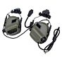 EARMOR cuffie radio ricevitore M32H MOD4 per elmetti TEAM WENDY (verdi)