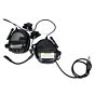 EARMOR M32H MOD4 communication Hearing protection earmuff for FAST helmet (black)