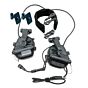 EARMOR M32X MARK3 MILPRO communication Headset for M-Lok & ARC rail helmet (black)