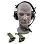 EARMOR SET Cuffie protettive taglia rumore con microfono M32X-PLUS (foliage green)