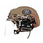 EARMOR cuffie radio ricevitore M32X MARK3 MILPRO per elmetti EXFIL® 3.0 (verdi)