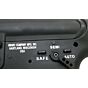 SHS LVOA style ver.2 metal selector lever for m4 electric gun (black)