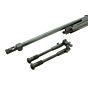 Well fucile a molla MSR AW338 accuracy con bipiede (nero)