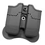 Amomax porta caricatore doppio per pistola tipo 1911 (nero)