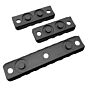 Four Rifle set slitte in alluminio per astina rail Geissele style (nere)