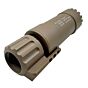 Angry Gun silenziatore COMPACT SPITFIRE tracer per mitraglietta a gas Mp9/Tp9 (fde)