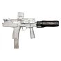 Angry Gun silenziatore COMPACT SPITFIRE tracer per mitraglietta a gas Mp9/Tp9 (fde)