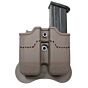 Amomax porta caricatore doppio per pistola tipo USP/PX4 (Dark earth)