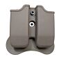 Amomax porta caricatore doppio per pistola tipo glock (Dark earth)