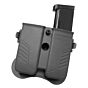 Amomax doppio porta caricatore universale per pistola (nero)