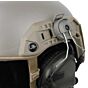 EARMOR cuffie radio ricevitore M32H MOD4 per elmetti FAST (verdi)