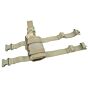 Vega holster fondina regolabile da coscia tan (sinistra)