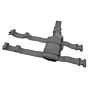 Vega holster fondina regolabile da coscia (nera)